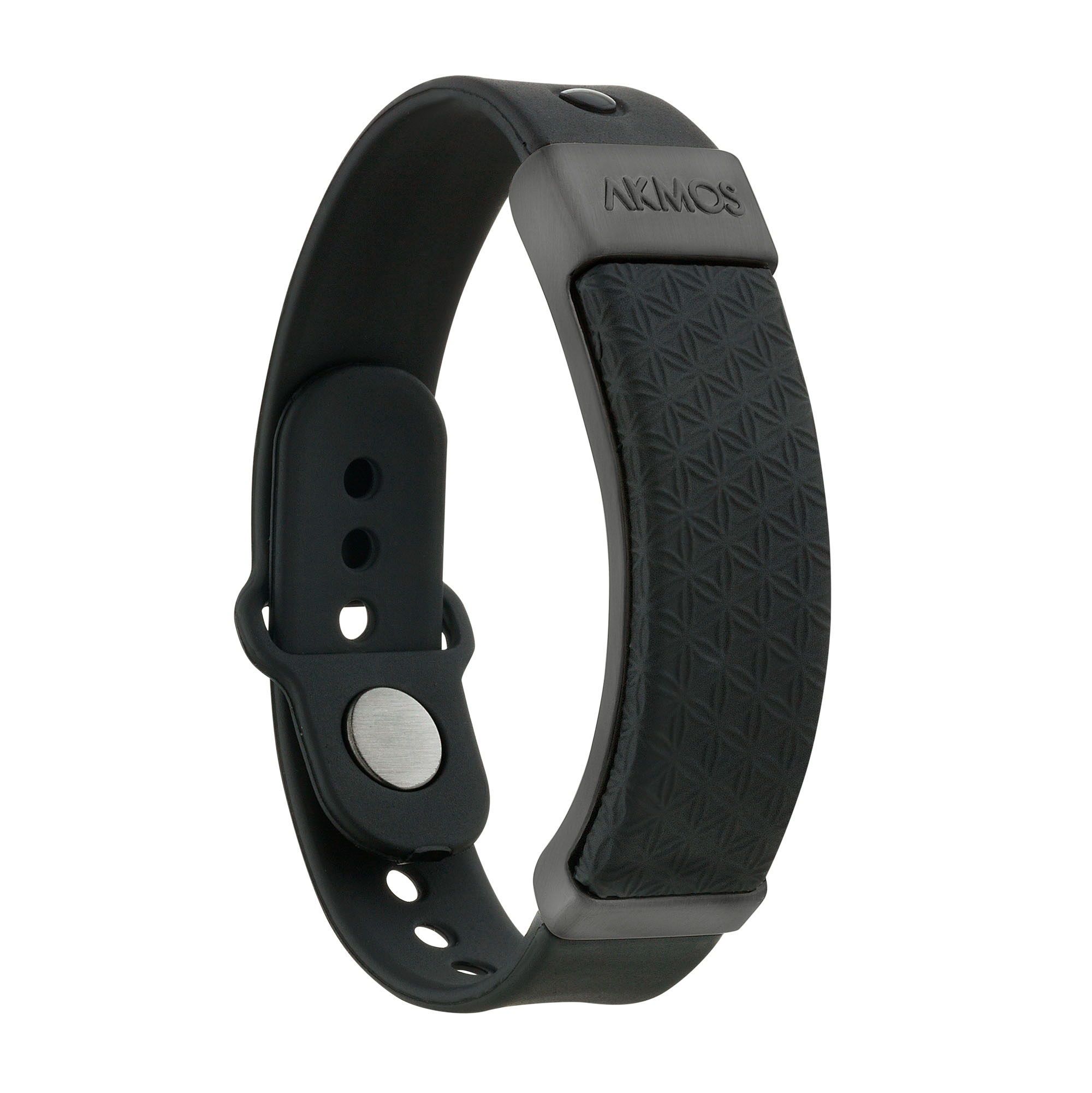 Nano Bracelete All Back Akmos - Cor Preta