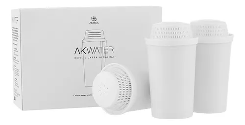 Kit Refil Filtro para Jarra AK Water 3 unidades